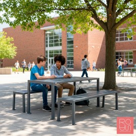 Taula de pícnic Silaos tot en acer